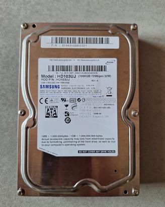 Hard Disk 3.5" Samsung 1TB SATA 7200RPM HD103UJ
