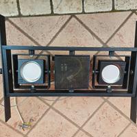 faretti a due lampade per uffici o negozio