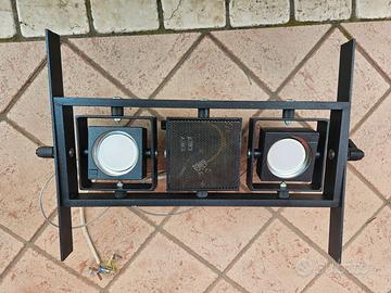 faretti a due lampade per uffici o negozio