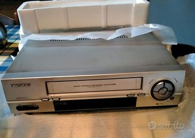 VIDEOREGISTRATORE VHS DAEWOO ST260 6 TESTINE NUOVO