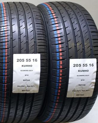 2 GOMME 205 55 16 KUMHO BR1523