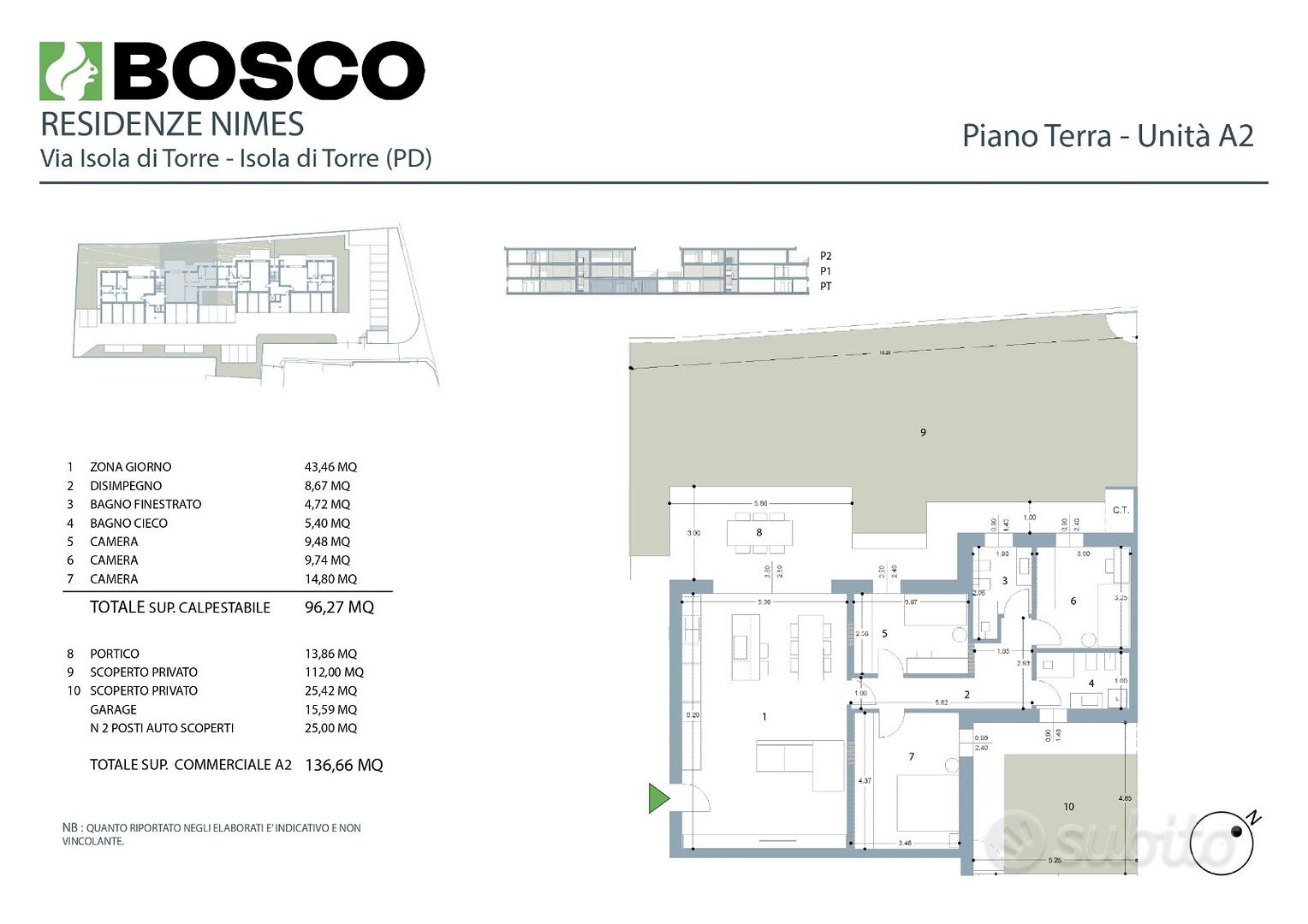 Residenze Nimes - piano terra 3 camere - Vista 5