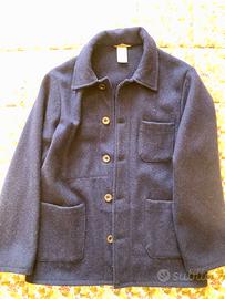 Le Laboureur giacca 100% lana BLU Made in France
