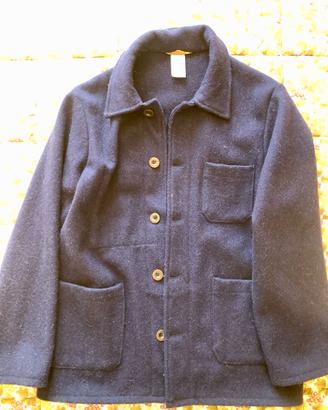 Le Laboureur giacca 100% lana BLU Made in France