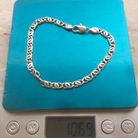 bracciale argento 925 Uomo 10.69 grammi