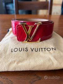 Cintura Louis Vuitton Rossa Monogram
