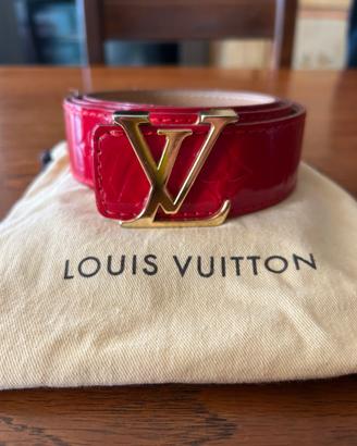 Cintura Louis Vuitton Rossa Monogram