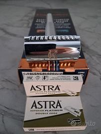 Rasoio di Sicurezza KING C GILLETTE e lame ASTRA