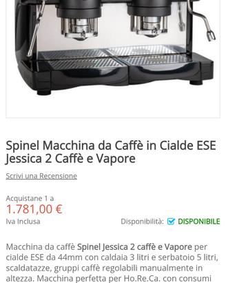 Macchina da caffè  professionale 