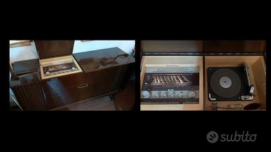 Mobile stereo giradischi dual radio fm l k. 1960