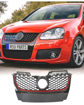 GRIGLIA VOLKSWAGEN VW GOLF 5 LOOK GTI NERA ROSSA