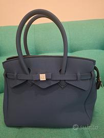 Borsa " Save my bag" colore blu