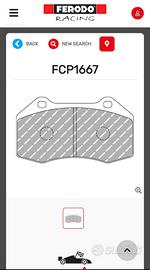 Pastiglie freno racing Abarth/Renault