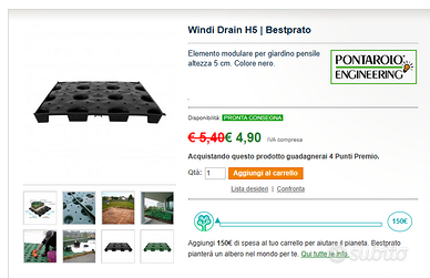 MODULI PER GIARDINO PENSILE + T.N.T.