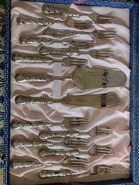 Servizio da dolce vintage con scatola – mai usato