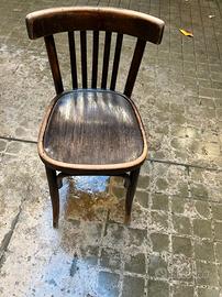 antiche sedie da bistrot anni 50