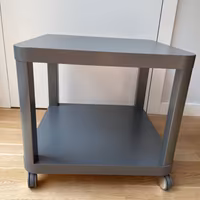Tavolino con rotelle Ikea Tingby cm 50x50