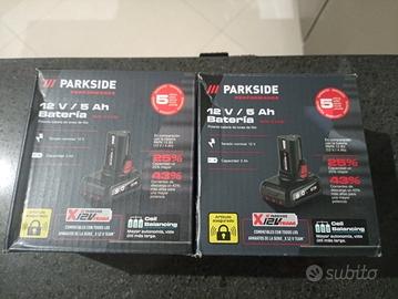 2 batterie 12v 5ah parkside 