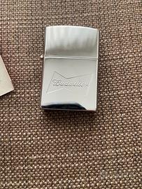 Accendino tipo Zippo Budweiser