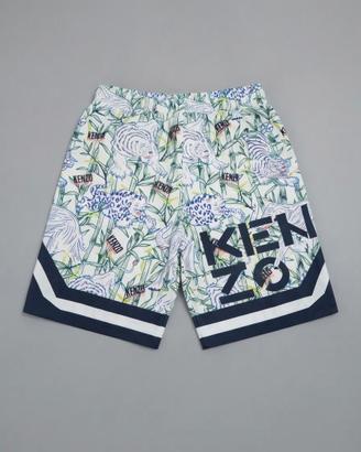 Shorts Kenzo Paris stampa Jungle Taglia S / XS 