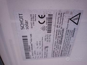 Pannelli fotovoltaici usati