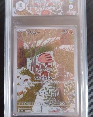 Pokemon GRAAD 10 Swinub 106/100 AR SV9 Jap