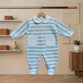 Tutina neonato, Lentiggini, cotone, 3-6 mesi