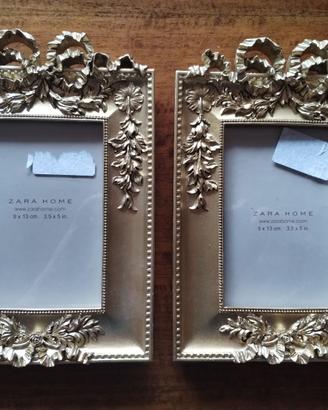 2 cornici Zara Home dorate