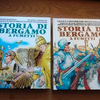 storia di Bergamo a fumetti 2 volumi
