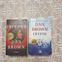 Due libri Dan Brown – Inferno e Crypto