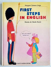 First Steps in English vintage Giunti Nardini 1987