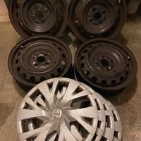 Cerchi e copricerchi 15'' originali Toyota