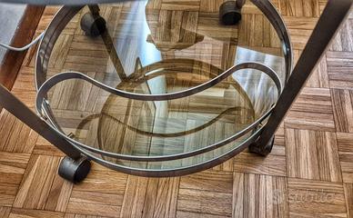 CARRELLO BAR ANNI 80 IN OTTONE