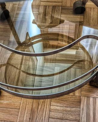 CARRELLO BAR ANNI 80 IN OTTONE
