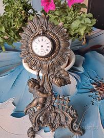 antico portaorologio da tasca  in bronzo/ottone  X