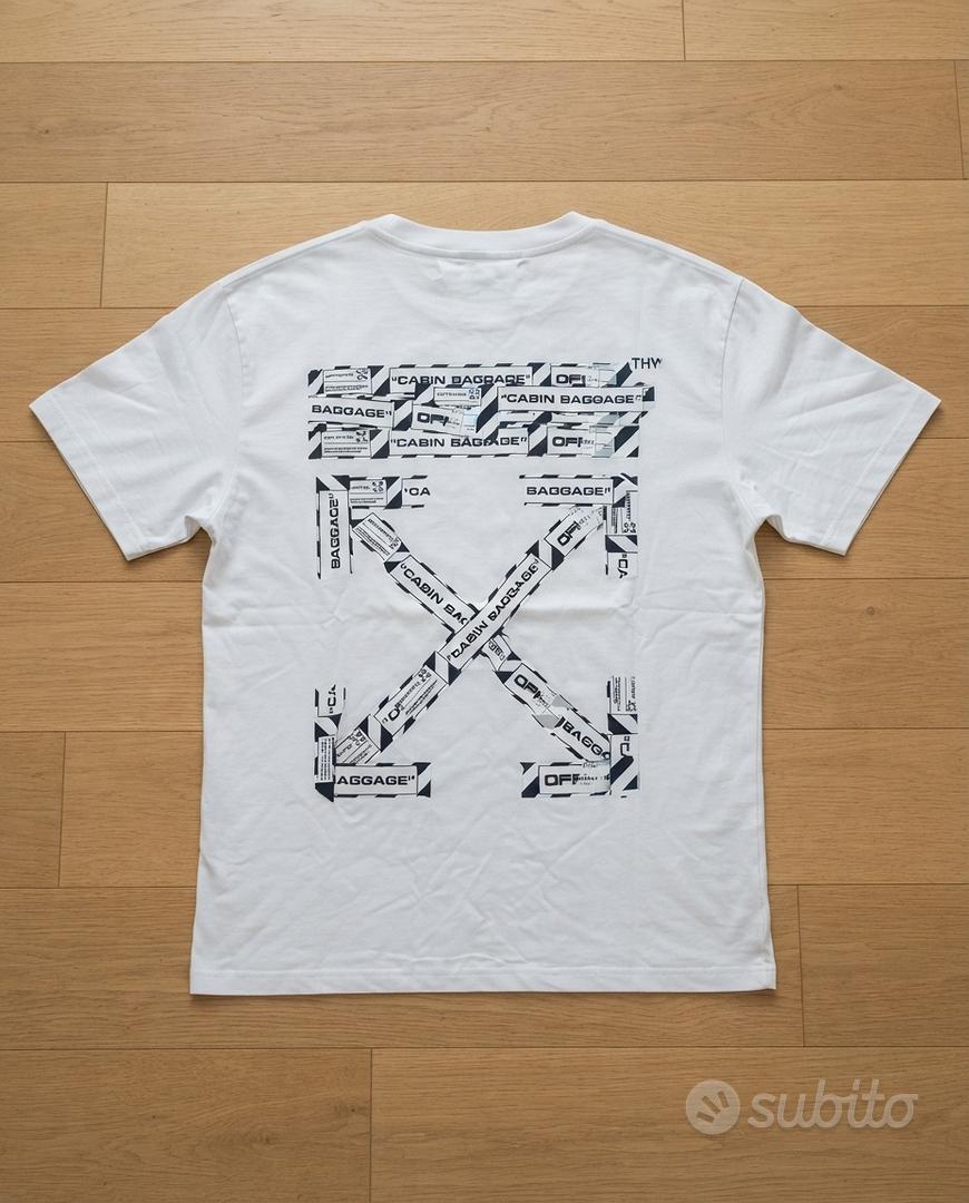 Off-White T-shirt Cabin Baggage Bianco XL - Abbigliamento e