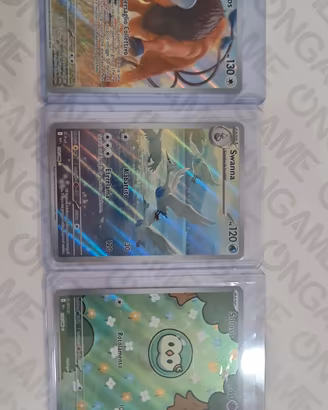 carte pokemon a 5€ l'una 