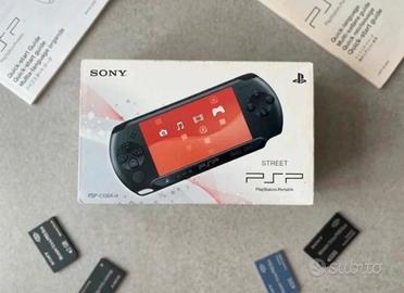 Sony PSP street (E1004 Charcoal Black)+gioco crash