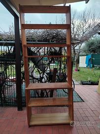 scaffale librereria in legno