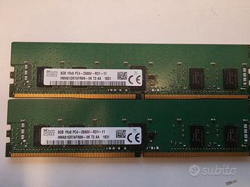 2 x SK hynix 8GB DDR4 PC4-2666V RAM Per Server