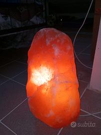 Lampada di sale dell'Himalaya 100% naturale