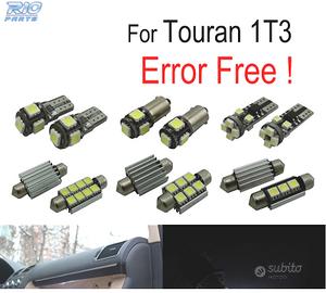 KIT 13 LAMPADE LED INTERNE PER VOLKSWAGEN VW TOURA