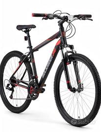 Hj MTB BICYSYAR 27,5” Nera/Rossa-Freni a Disco
