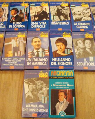 Lotto VHS Il Grande Cinema di Alberto Sordi