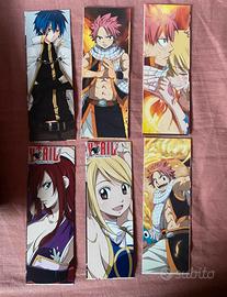 Segnalibri e spilla a tema Fairy Tail