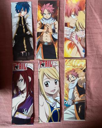 Segnalibri e spilla a tema Fairy Tail