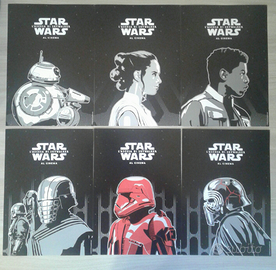 Mini poster Set completo Star Wars