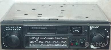 Autoradio autovox cobra an 1977 con stereo 7
