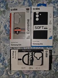 Samsung s26 e iPhone 16 cover 