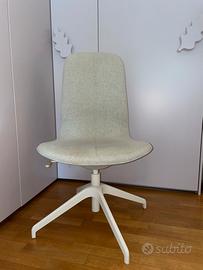 Sedia scrivania in tessuto Ikea n1